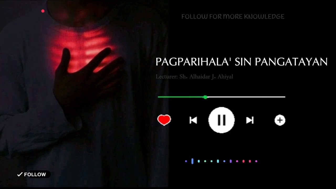 PAG-PARIHALA'  PAG-DAYAW SIN PANGATAYAN HA WALA PA DIMATUNG IN RAMADHAN