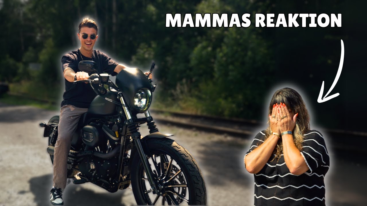 KÖPER MOTORCYKEL OCH ÖVERRASKAR MAMMA *inte glad...*