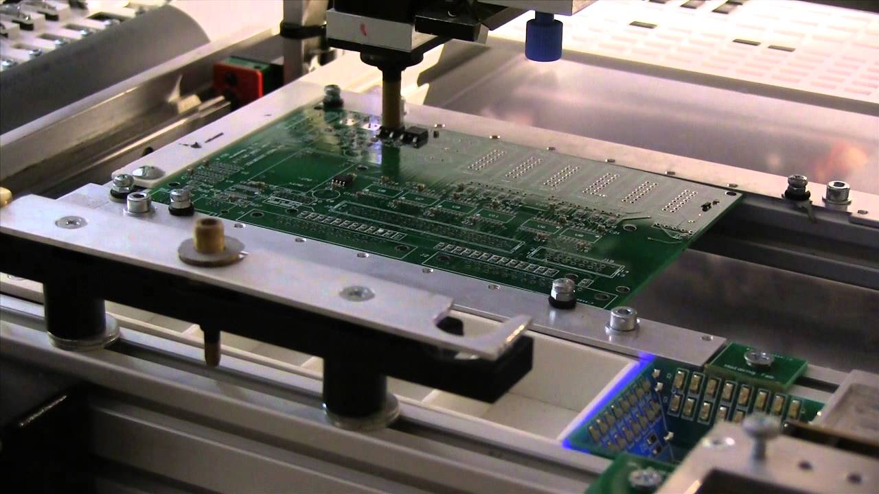 Homemade SMD Pick and Place Machine - complete cycle