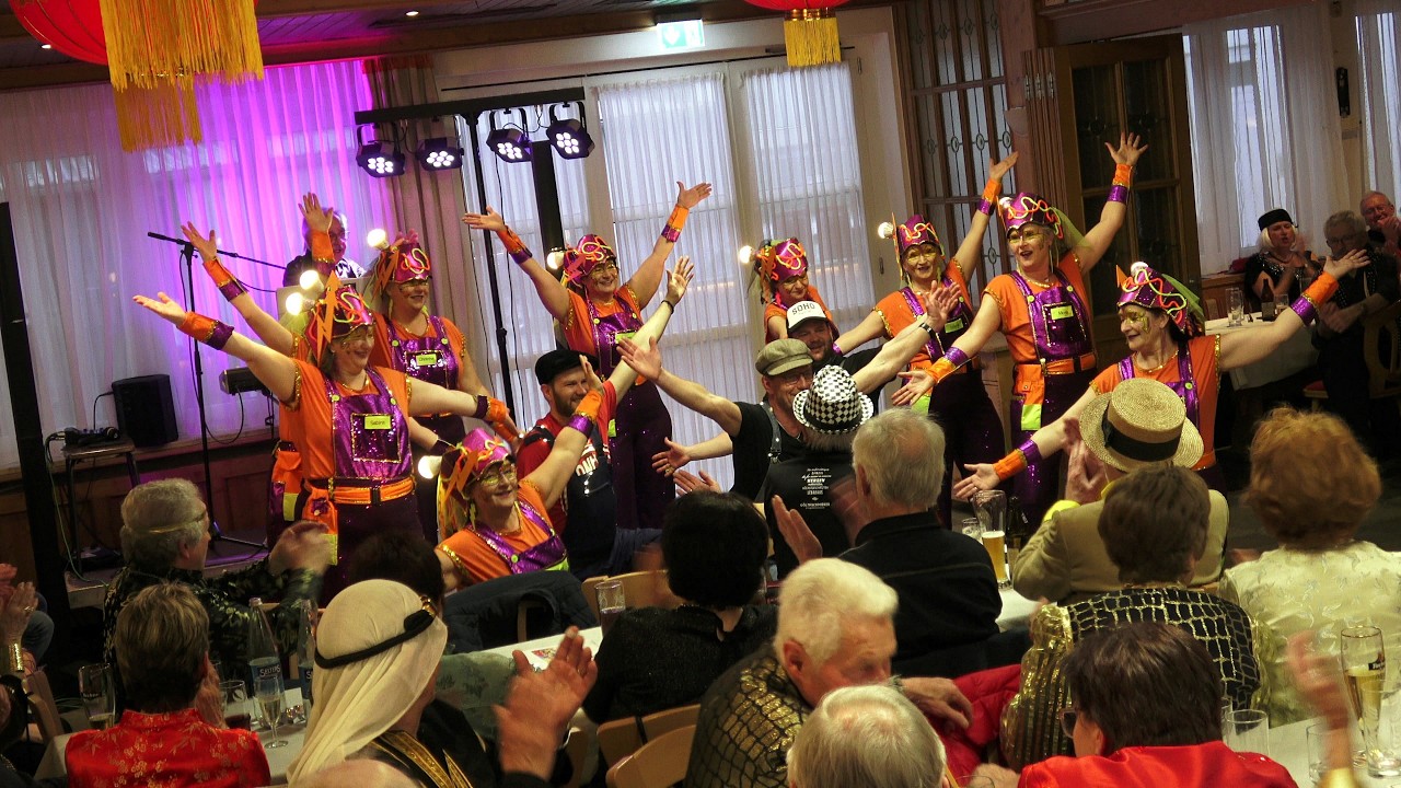 Auftritte der KAB-Showtanzgruppe Dietfurt am Seniorenfasching, Feuerwehrball, Mauth Beilngries
