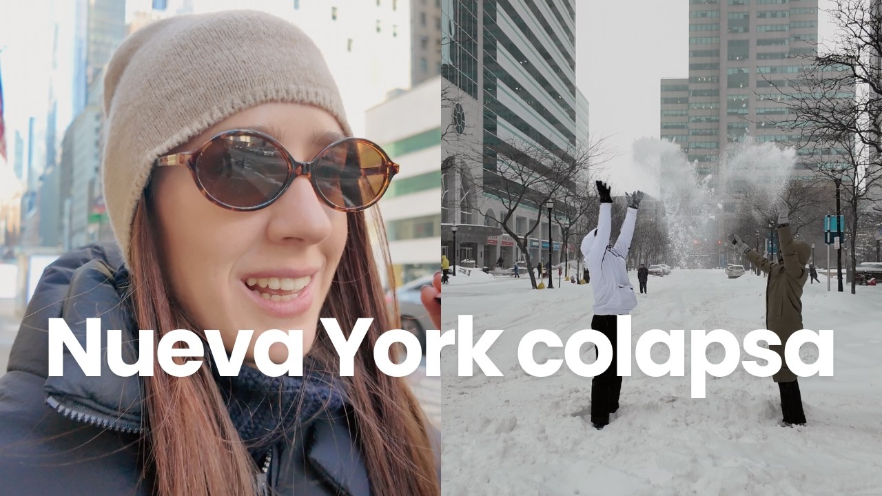 🥶🌨️ Nueva York COLAPSA por una tormenta de nieve | Los Chous | NYC 🇺🇸
