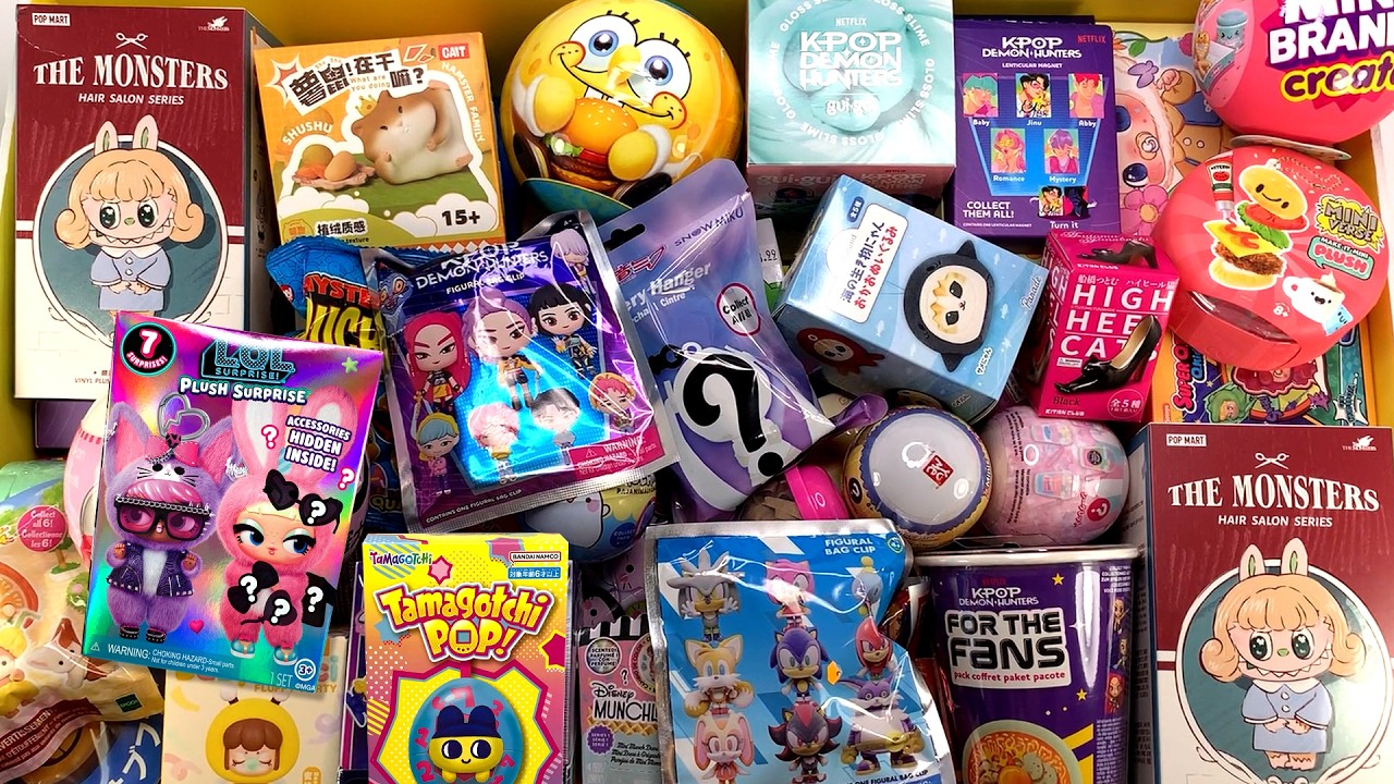 81 minutes of mystery bags ASMR NO TALKING Relaxing Unboxing Sounds