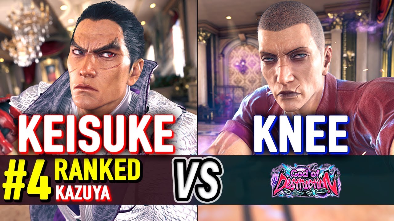 T8 🔥 Keisuke (#4 Ranked Kazuya) vs Knee (Dragunov) 🔥 Tekken 8 High Level Gameplay