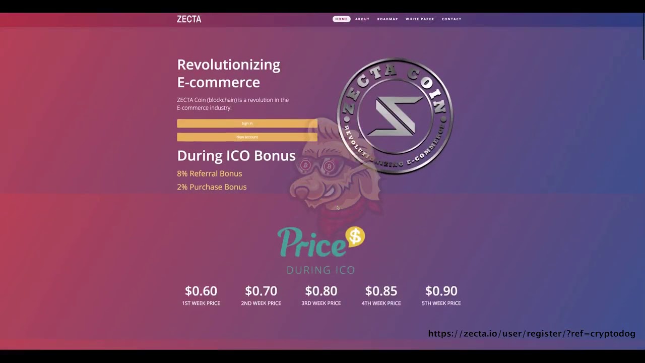 ZECTA COIN ICO   E COMMERCE AND LENDING PLATFORM