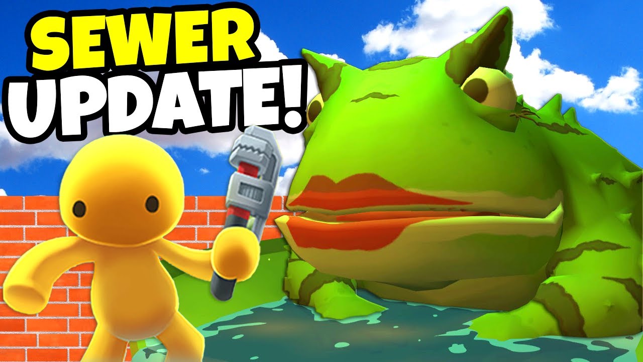 I Found a SECRET FROG MONSTER in the NEW Wobbly Life Sewer Update!