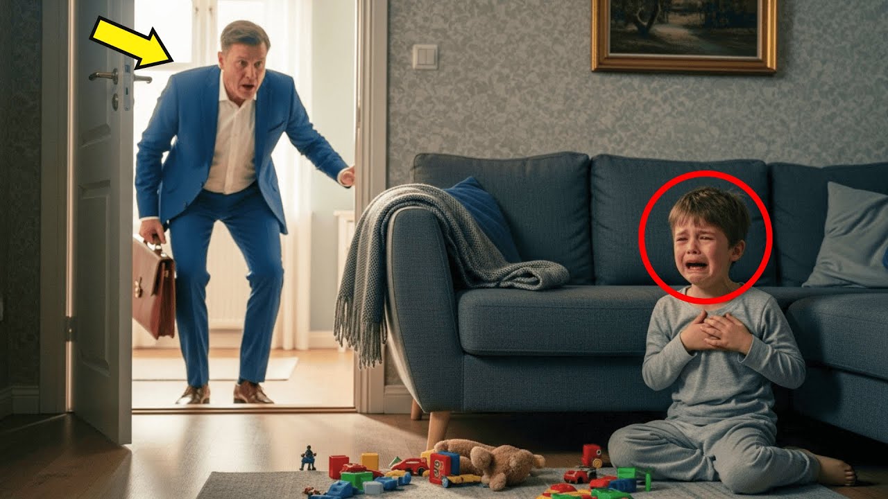 Miljonair kwam terug van reis en vond zijn zoon alleen wonend... wat hij ontdekte verwoestte hem
