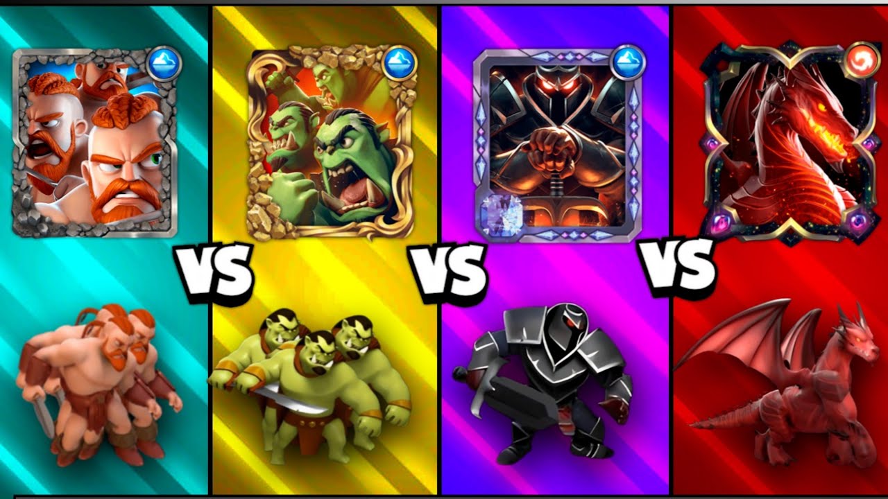 COMMON vs RARE vs EPIC vs LEGENDARY | castle crush