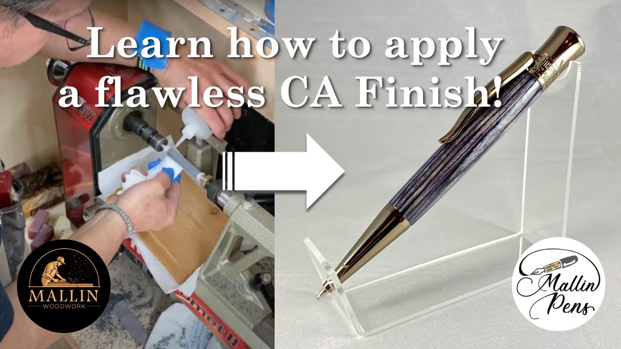 Making a Custom Pen from SpectraPly: Flawless CA Finish Tutorial
