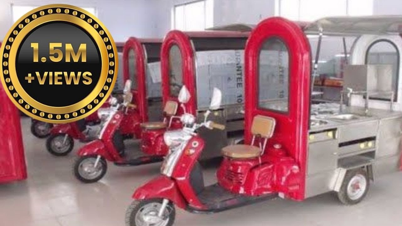ELECTRIC FOOD CARTS # CARTS MANUFACTURER IN DELHI# SAI STRUCTURES INDIA/ E-FOOD CARTS ON E-RICKSHAW#