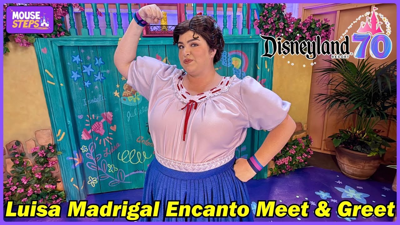 Встреча с Луизой Мадригал в Диснейленде с участием Бруно и Мирабель — Encanto — 2025