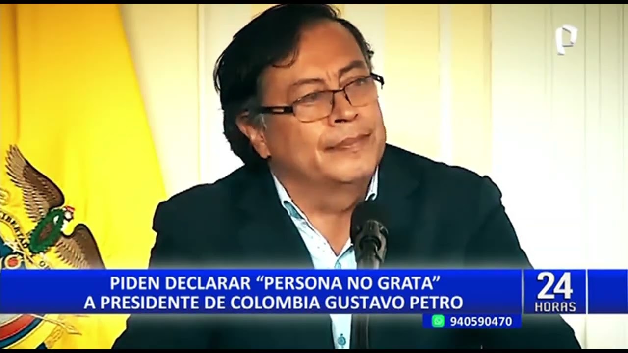 Jorge Montoya pide romper relaciones entre Perú y Colombia tras declaraciones de Gustavo Petro