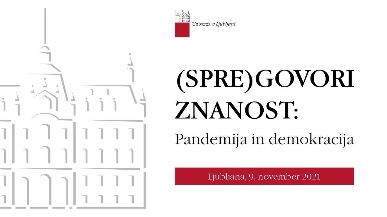 (SPRE)GOVORI ZNANOST: Pandemija in demokracija