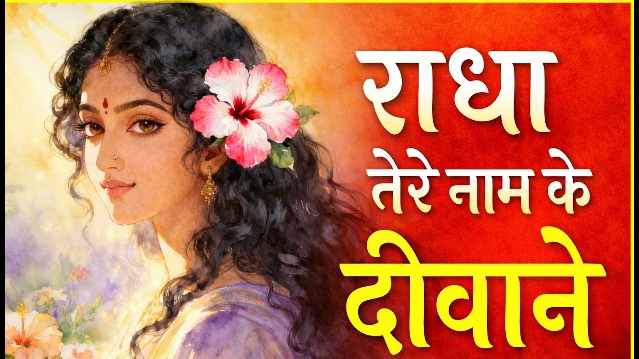राधा तेरे नाम के दीवाने Beautiful Bhajan of Shree Radha Rani ji