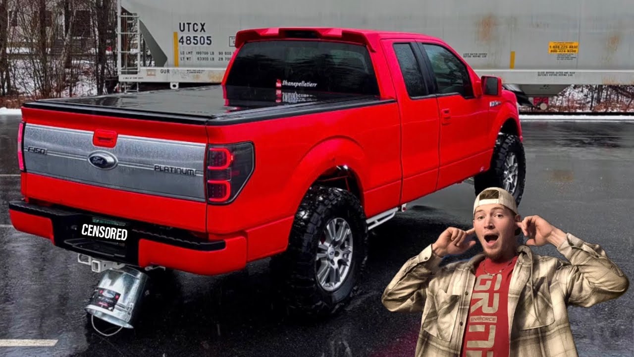 Worlds LOUDEST F150 exhaust tip ( grinch stole my exhaust..) 