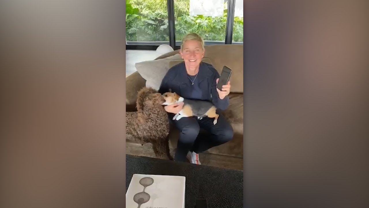 Ellen's Home Quarantine: Jennifer Aniston and James Corden Are Keeping Busy and Staying Positive