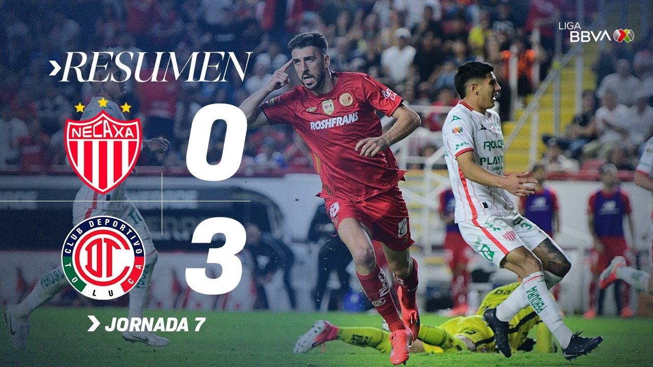 Necaxa 0-3 Toluca | El DIABLO sigue IMPARABLE con un Paulinho espectacular