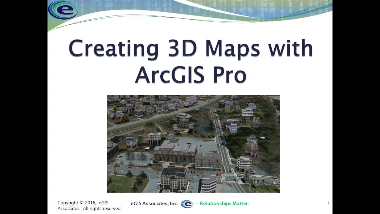 Creating 3D Maps with ArcGIS Pro