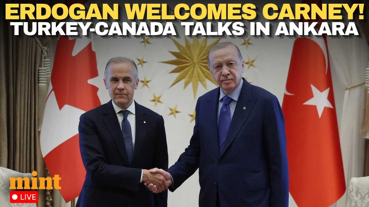 LIVE: Turkish President Erdogan Welcomes Canadian PM Carney at Ankara Ceremony, Talks to Follow