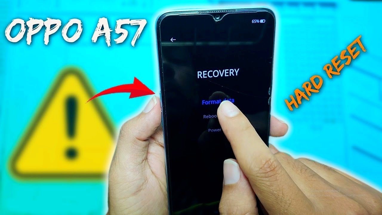 OPPO a57 Como Resetear, Formatear.