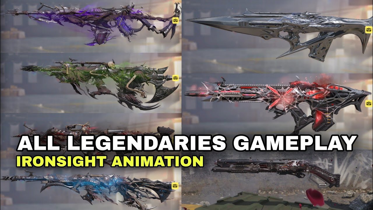 Season 7 All Legendary Ironsight Gameplay Leaks || Legendary Cronen Squall Gameplay ironsight Codm