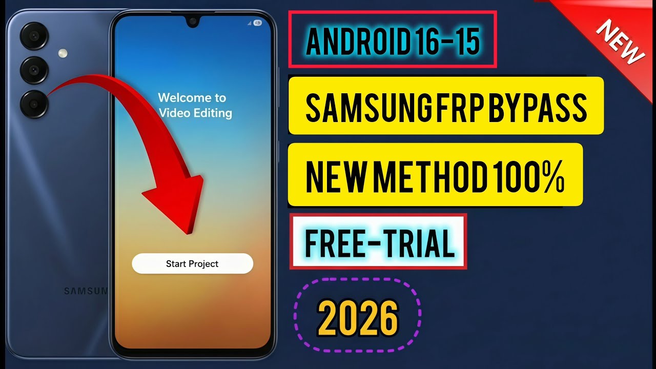 Finlly New:- Mode All Samsung Frp Bypass 2026 | Samsung Frp Bypass Android 16 -15 Tool | New Method