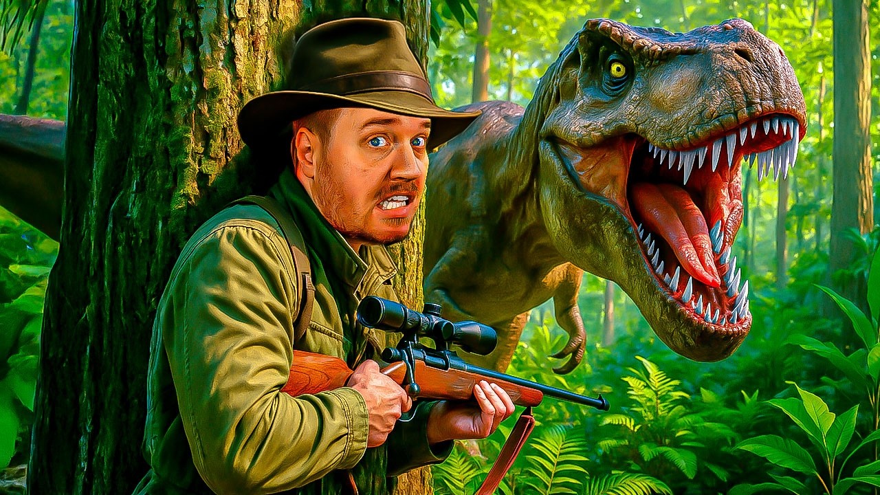 JAGTEN på en T-REX