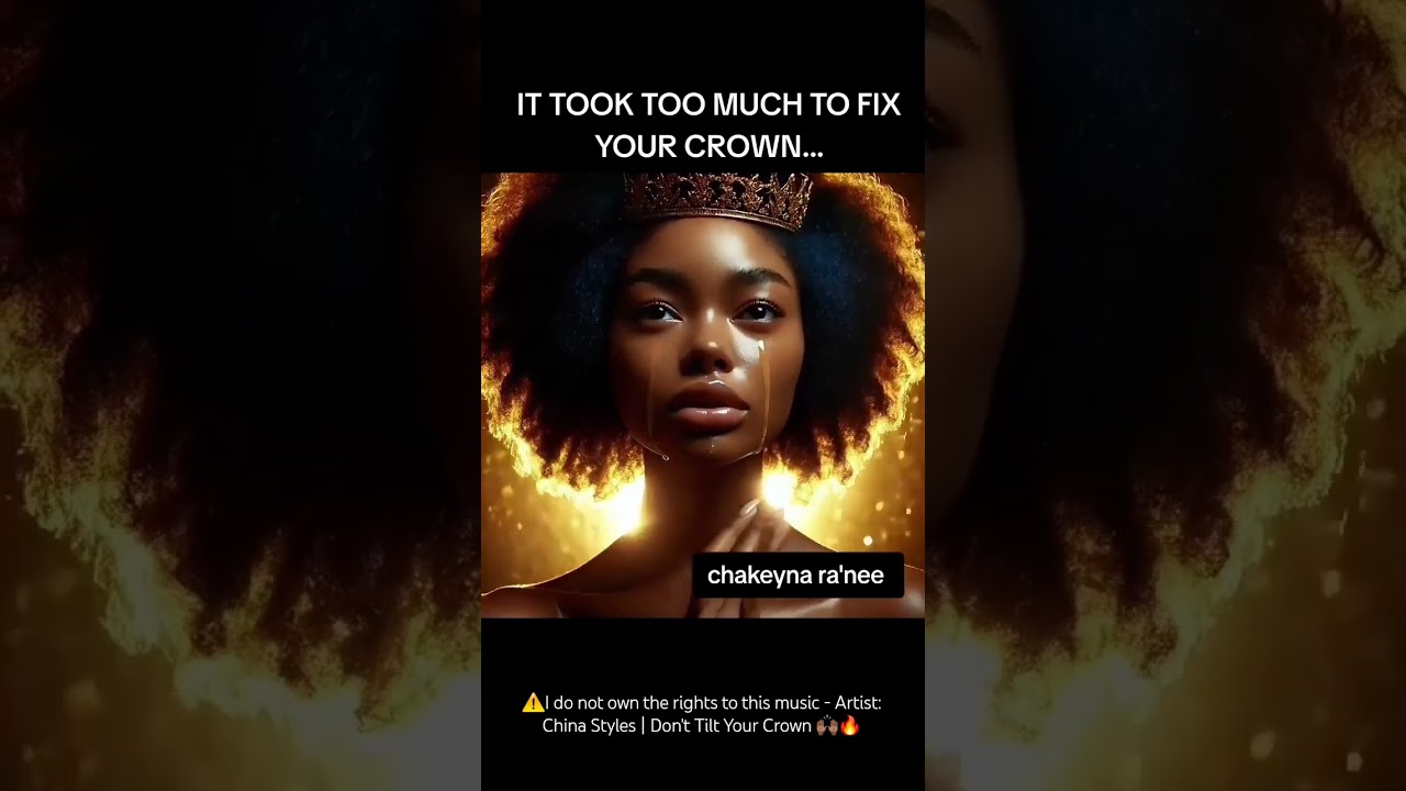 ⚠️I do not own the rights to this music - Artist: China Styles | Don't Tilt Your Crown 🙌🏾🔥 #fyc 👑