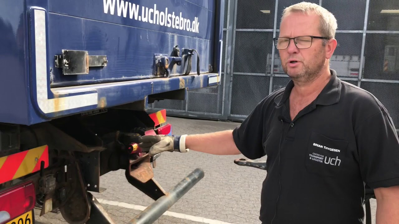 Tilkobling af påhængsvogn Man vogntog