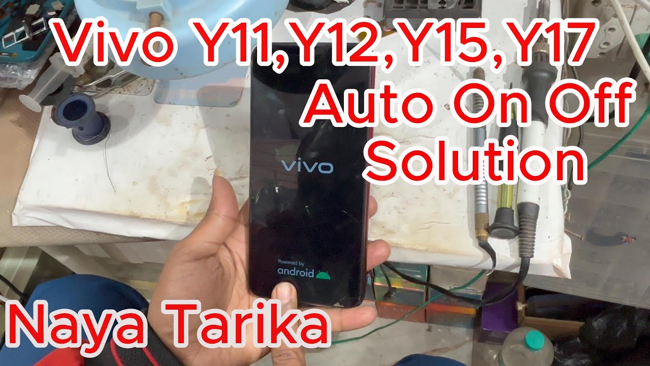 Vivo Y11Auto On off Problem Restart Solution || Vivo y11 y12 y15 y17 On Off Problem