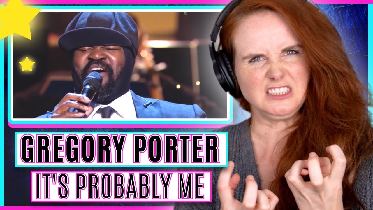 Huge Voice Crack! | Gregory Porter - It's Probably Me | Vocal Coach Reacts & Analysis