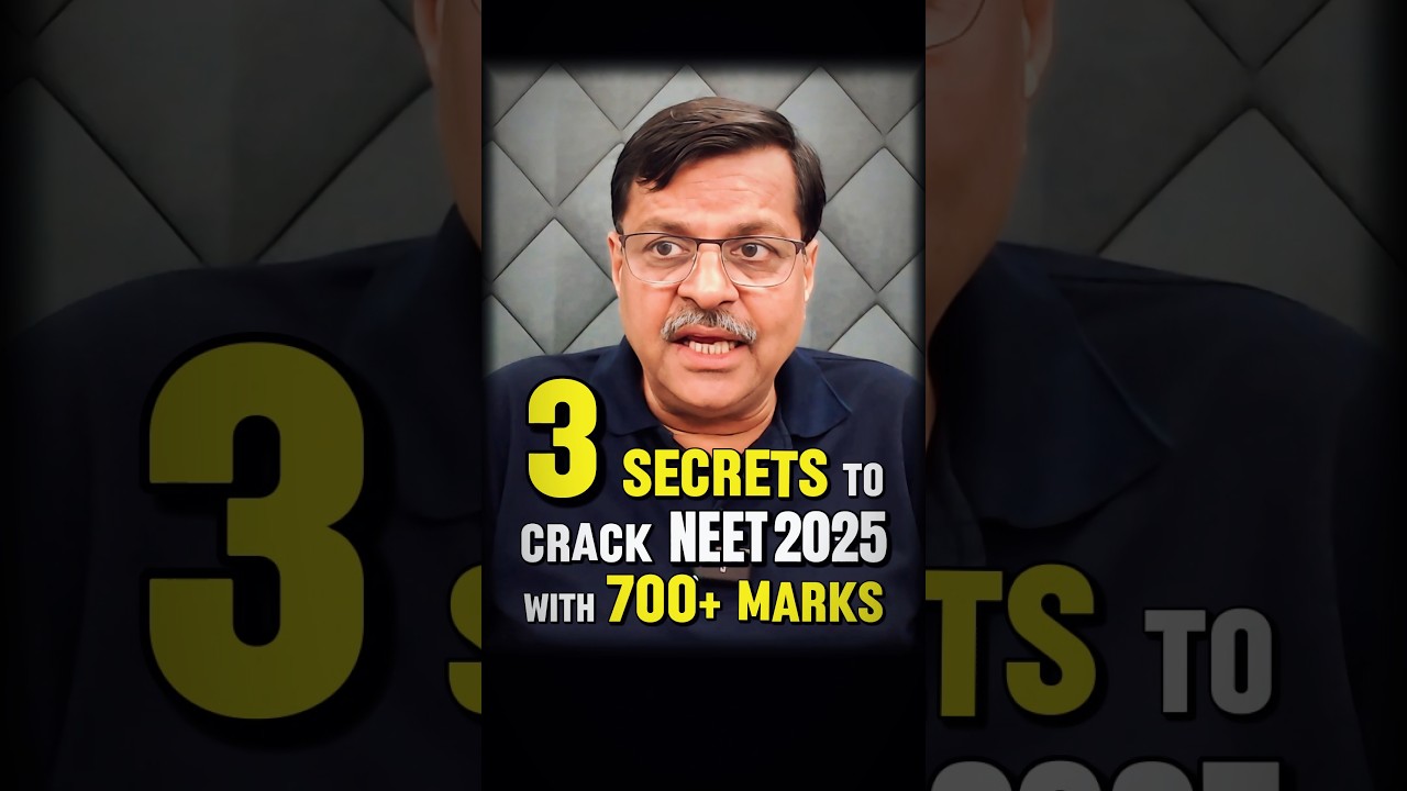 3 Secrets How to Crack NEET 2025 in 5 Months😱🤔 | NEET Motivation #shorts #esaral #neet