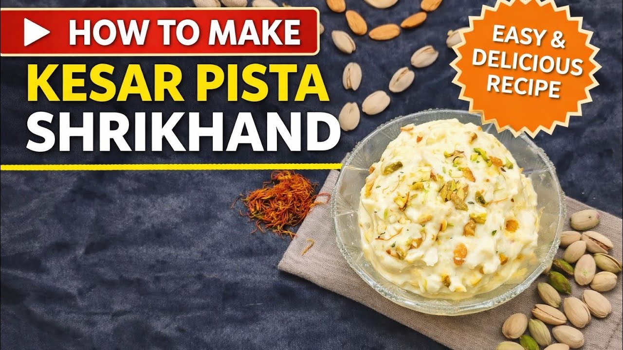 @ 😋🌈👌Kesar Pista Srikhand 👌🌈😋