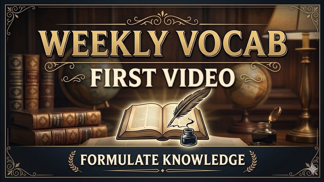 first vocabulary deep-dive is finally here. SSC, railways,banking,state exams, Delhi police.