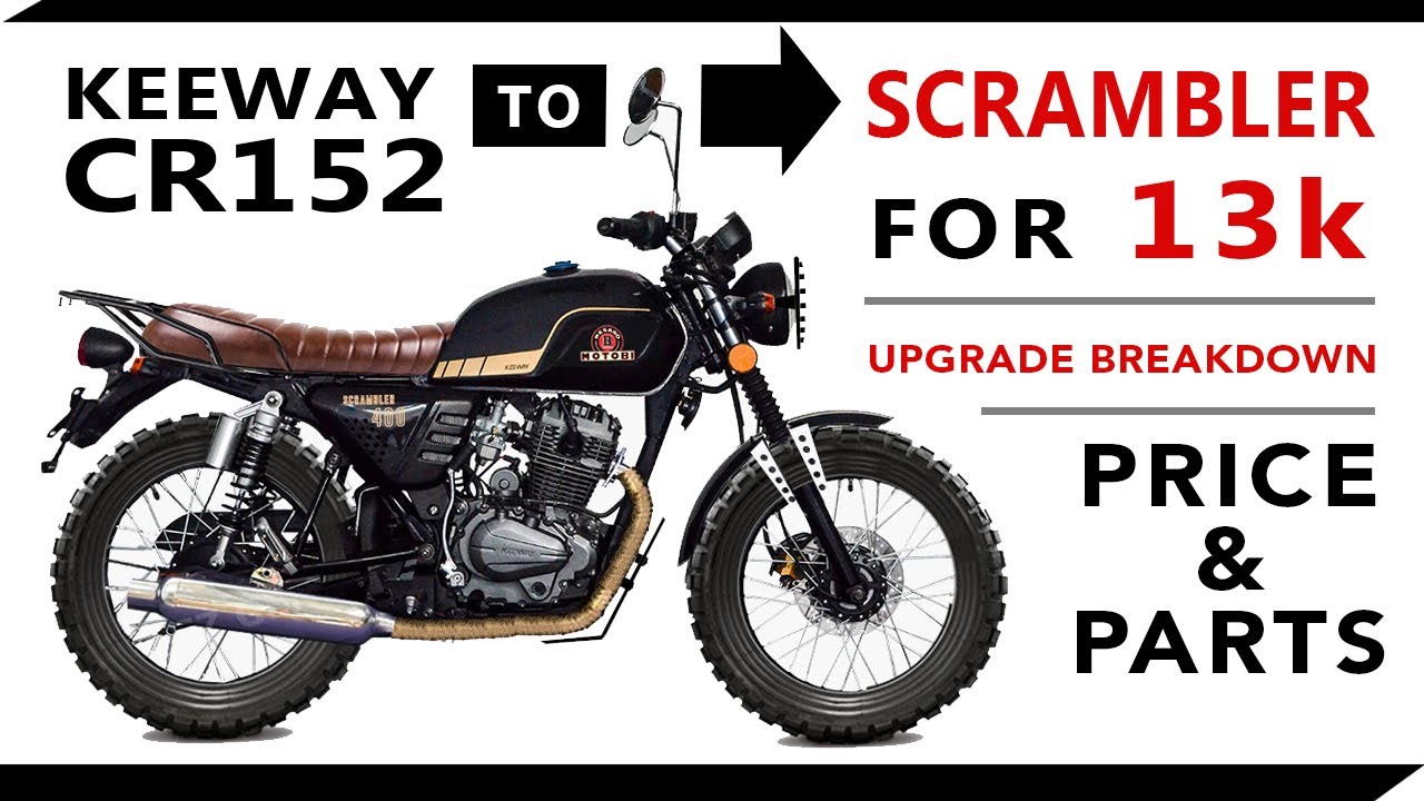 Keeway Cafe Racer 152 to SCRAMBLER build ideas
