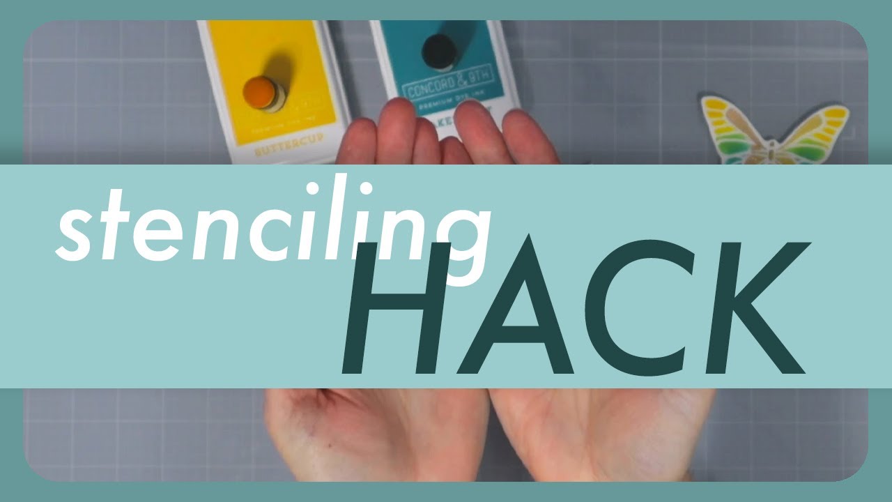 Stenciling HACK. This is a GAME CHANGER!