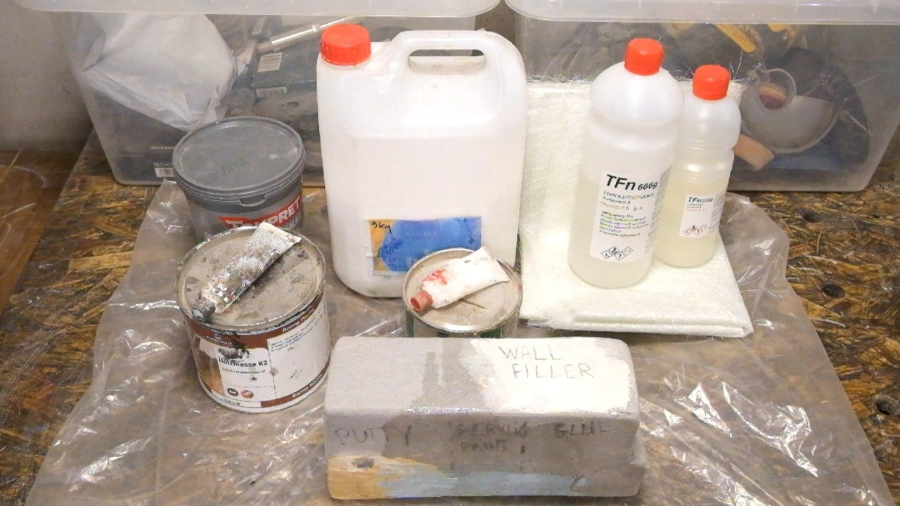 XPS Foam Sculpture Surface Preparation – Fillers, Epoxy Resin and Acrylic Paint Tests