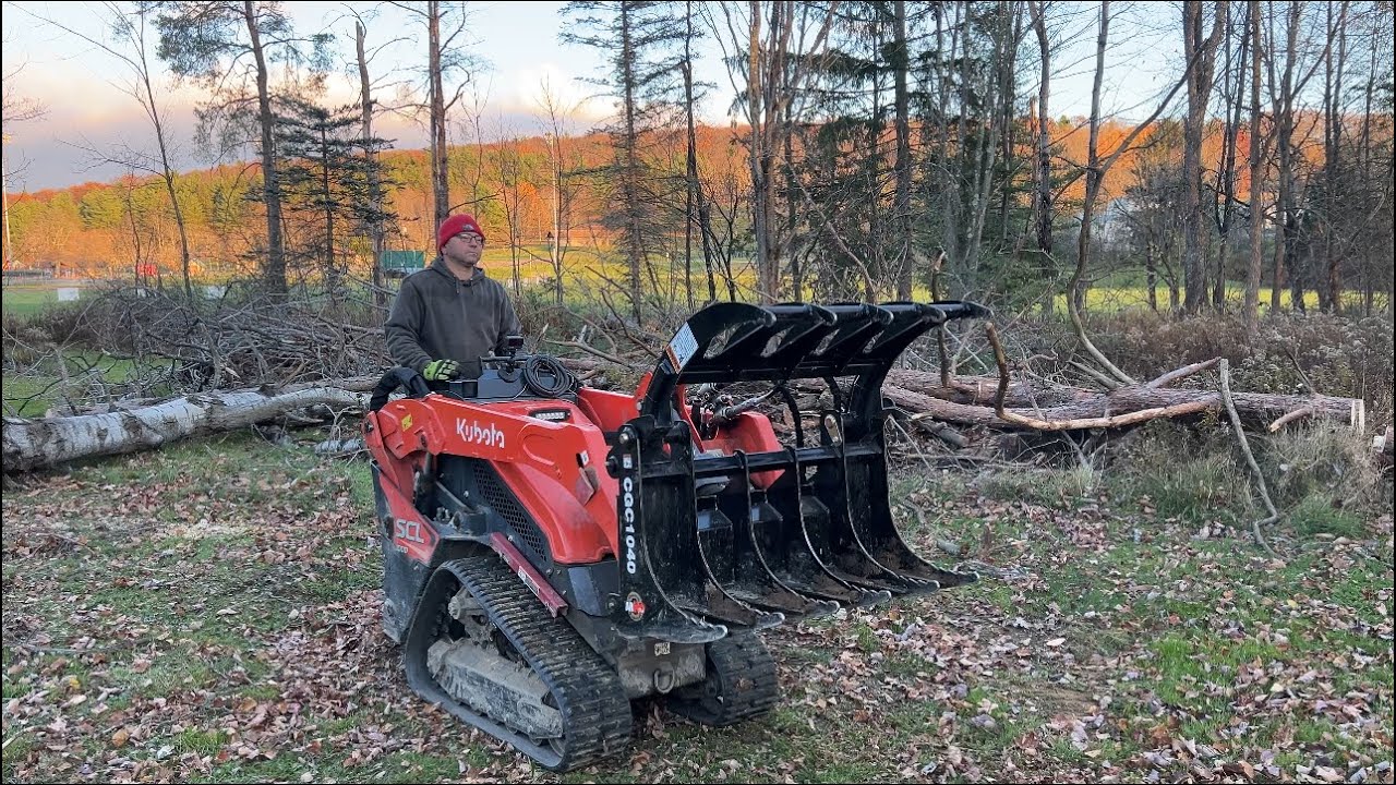 Buying and Testing Kubota Mini Skid-Steer Grapple