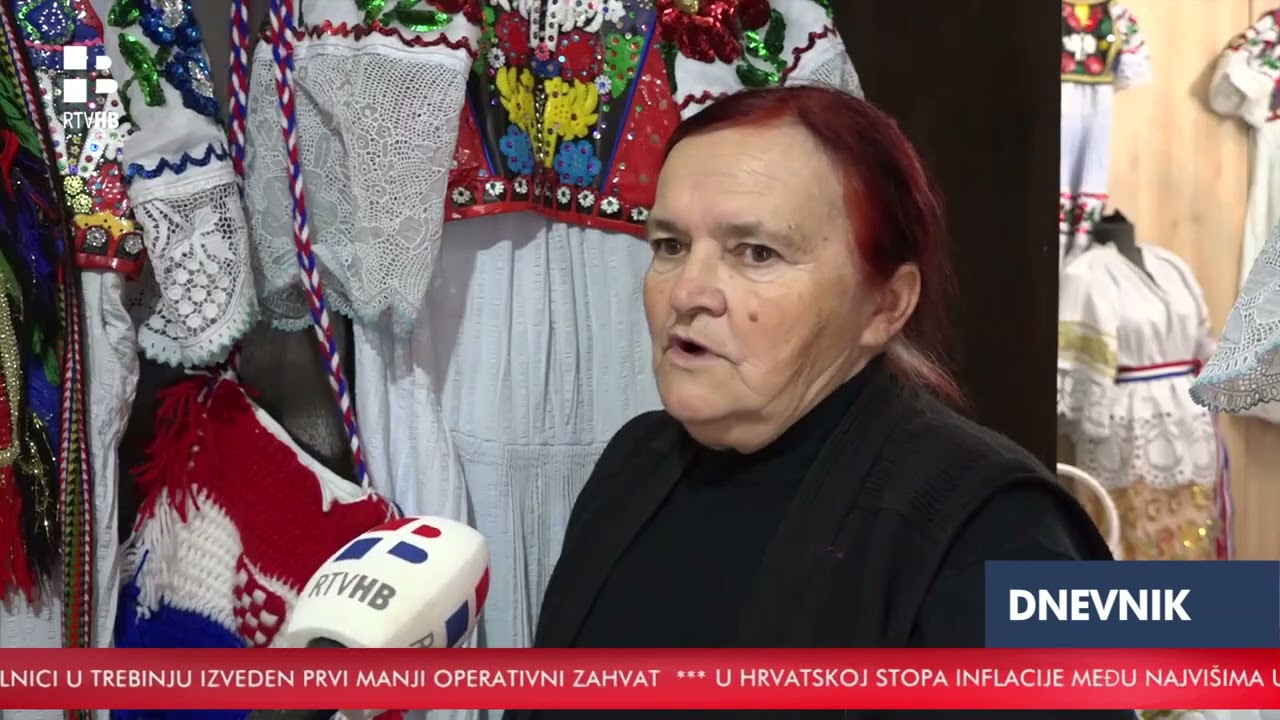 RTV HB | Dragica Klaić izradom narodnih nošnji čuva bogatu tradiciju oraškog kraja