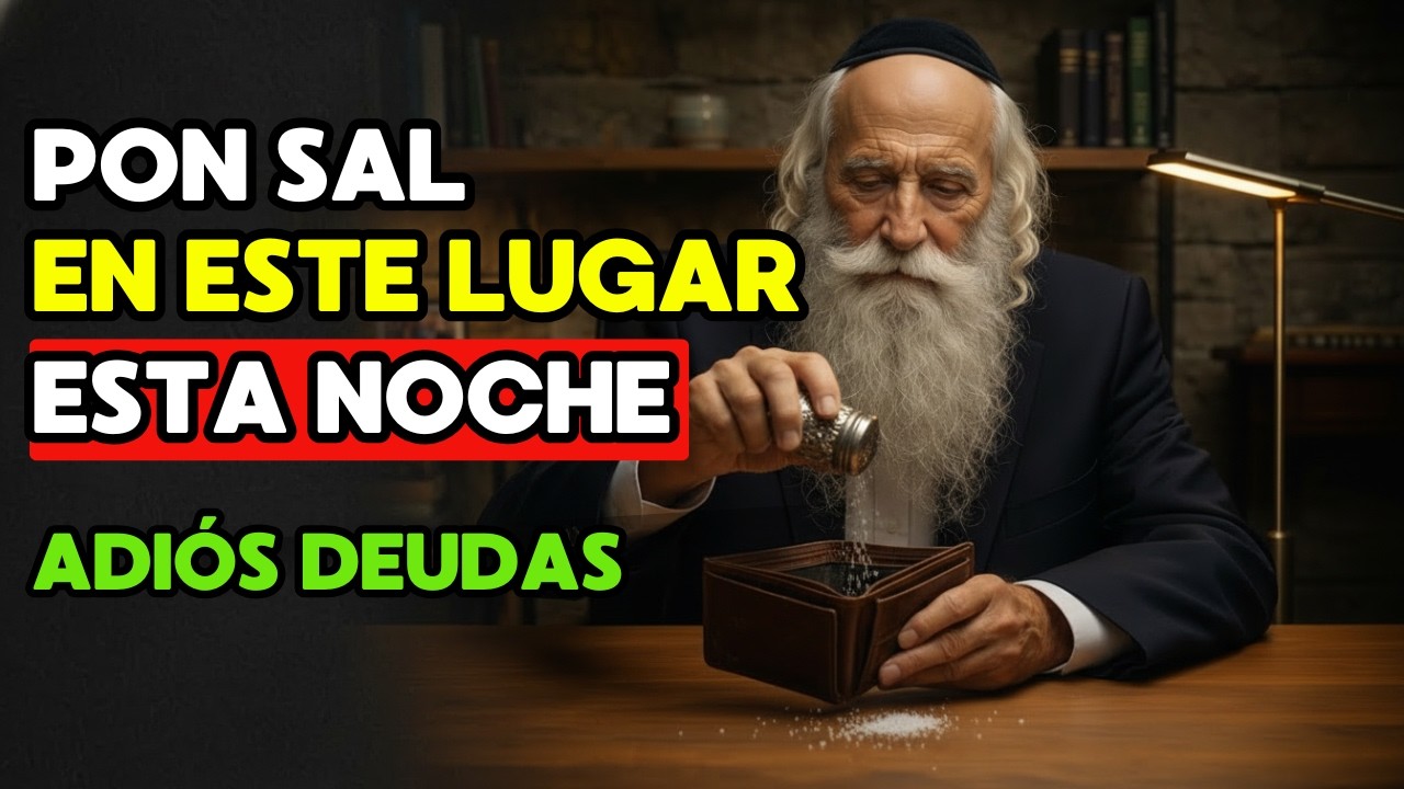 RABINO revela: Pon SAL en tu BILLETERA esta NOCHE 💰 RITUAL judío SECRETO que ATRAE DINERO en HORAS