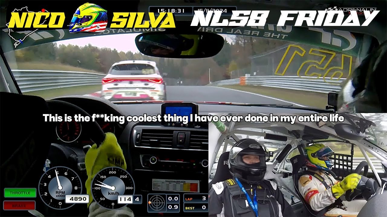 NLS8 Friday Taxi Lap Shenanigans - Nico Silva