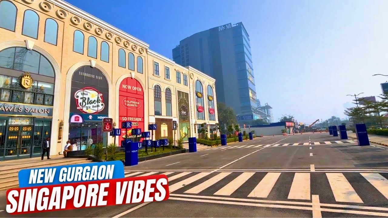 New Gurgaon: INTERNATIONAL Vibes in Gurgaon? 😍 Whiteland + SPR Road Drive!