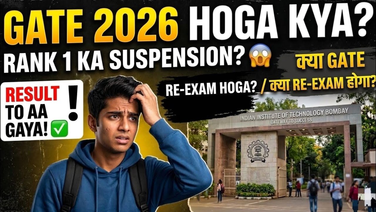 GATE 2026 cancel ❌ hoga? Rank 1 suspend? Re-exam? Gate exam controversy #gateexam @focusedcoders 