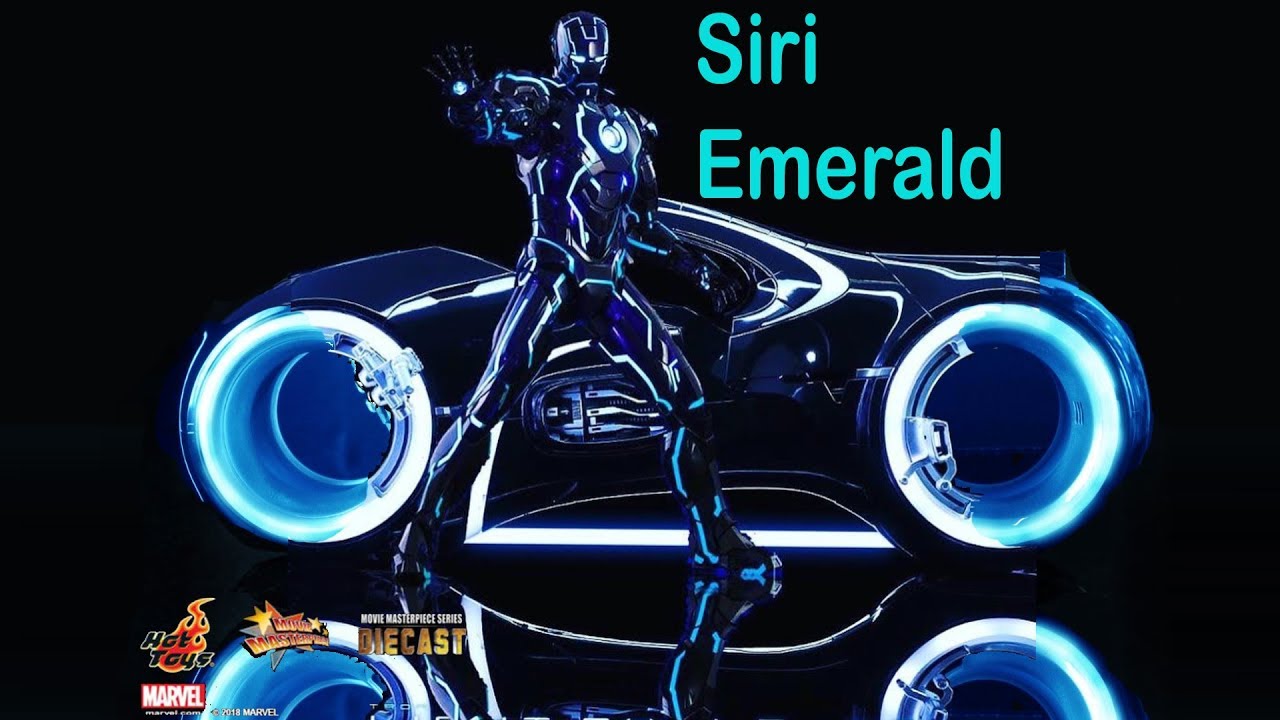 Iron Man Mk 4 Neon Tech/Tron Hot Toys MMS 485 D24 Diecast 2018 SDCC Toy Fair