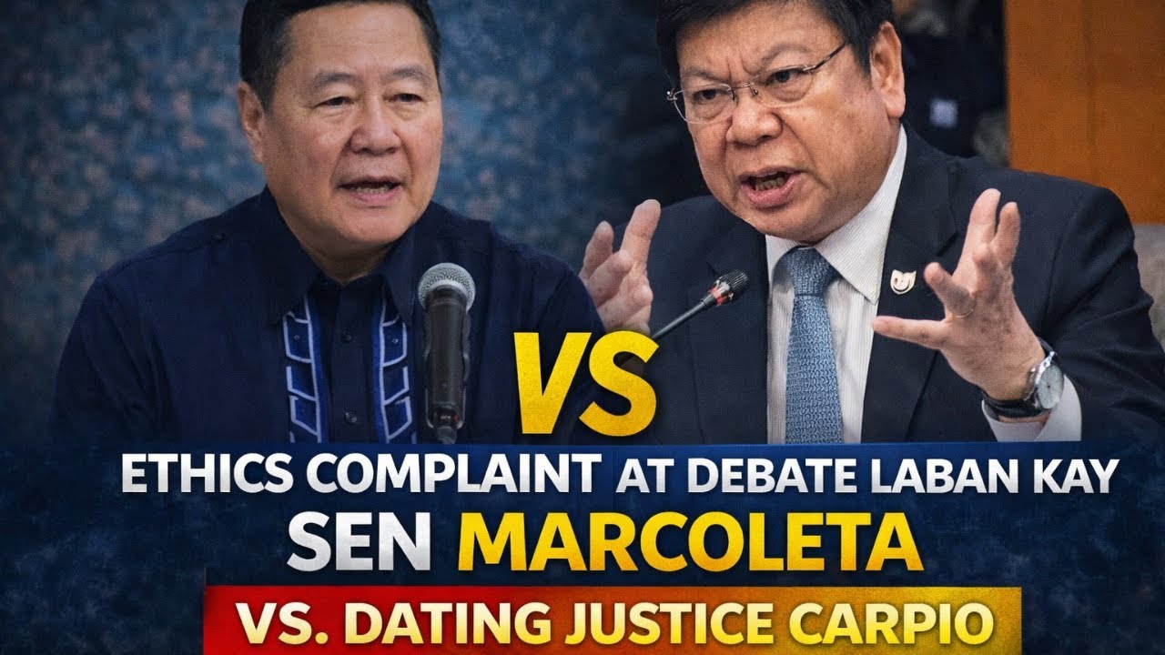 ETHICS COMPLAINT AT DEBATE LABAN KAY SEN MARCOLETA VS. DATING JUSTICE CARPIO
