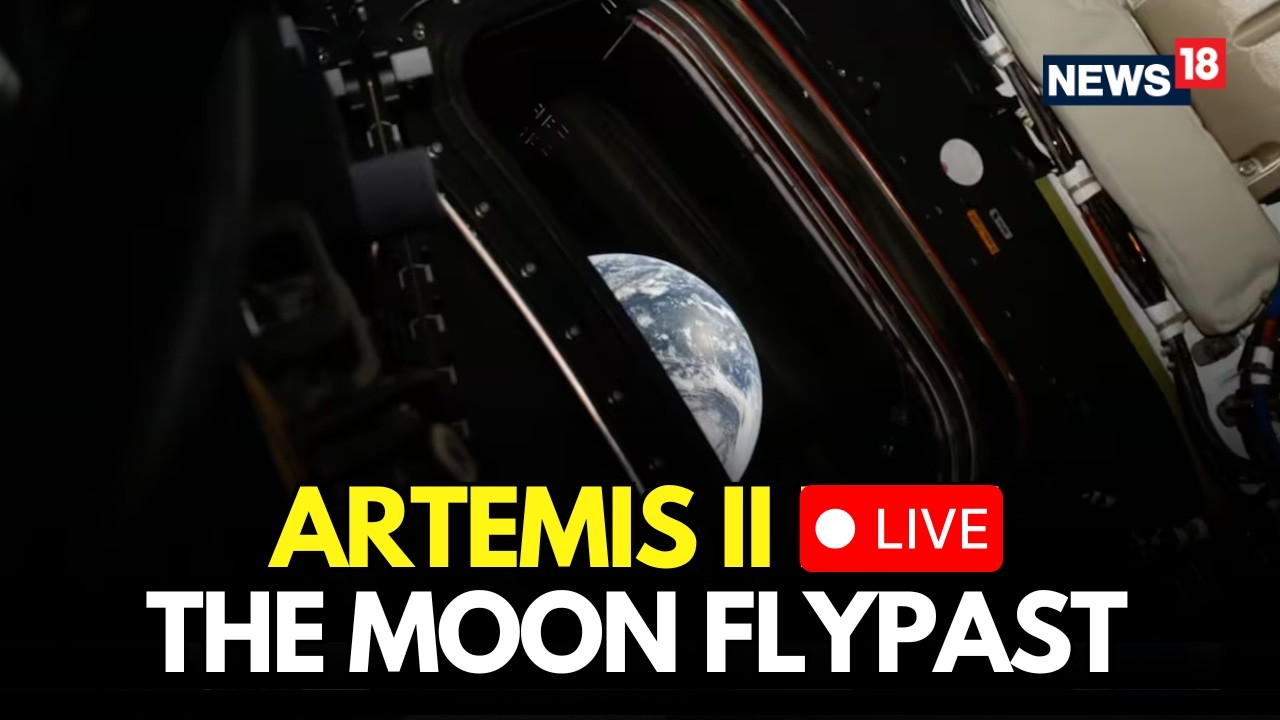 ARTEMIS II LIVE: Historic Moon Flyby Begins | First Crewed Mission in 50+ Years | NASA | N18G