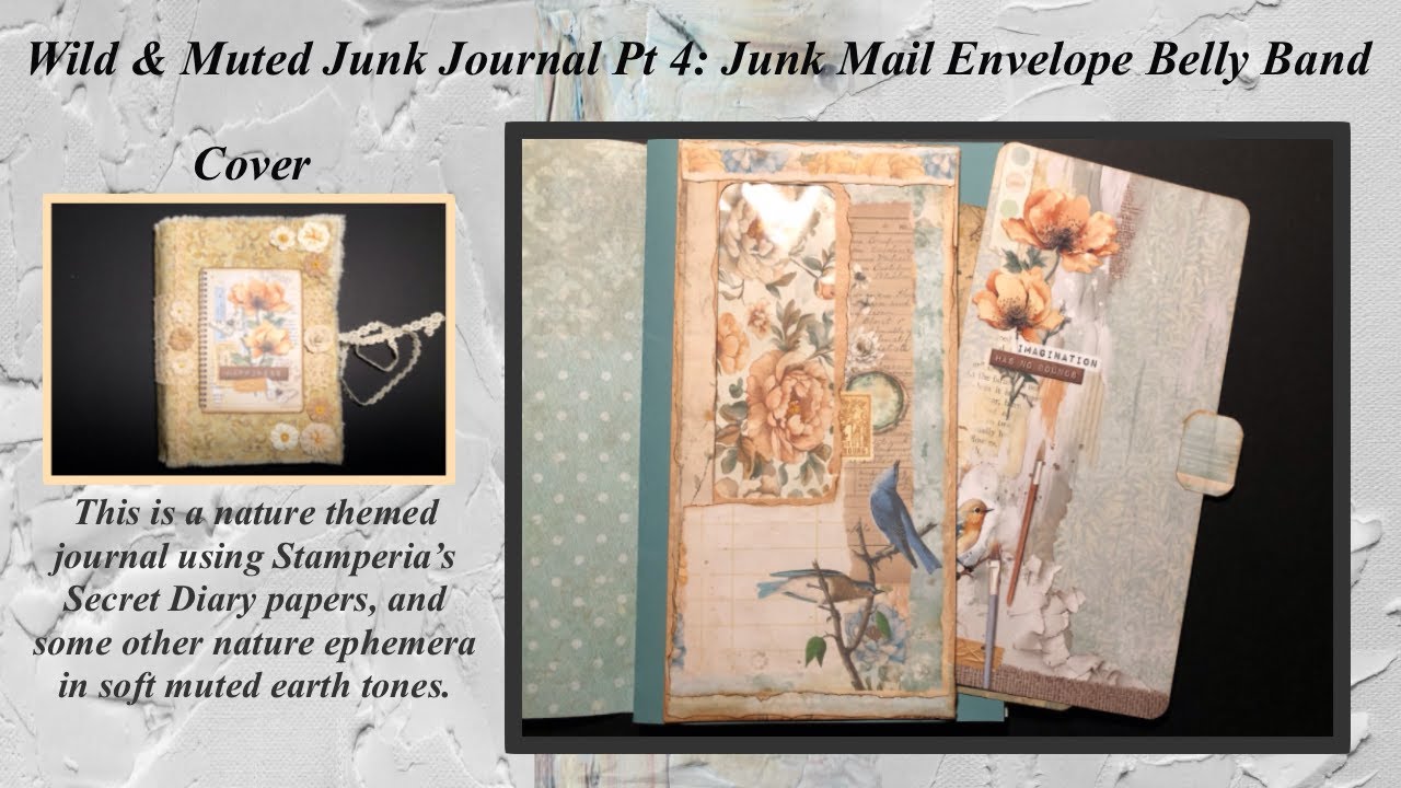 Wild & Muted Junk Journal Pt 4: Junk Mail Envelope Belly Band