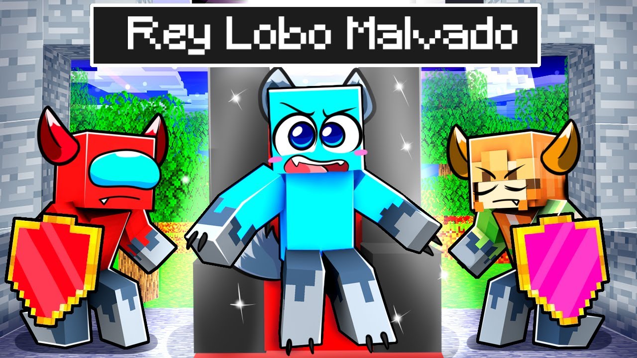 Viviendo como Un REY HOMBRE LOBO en Minecraft!