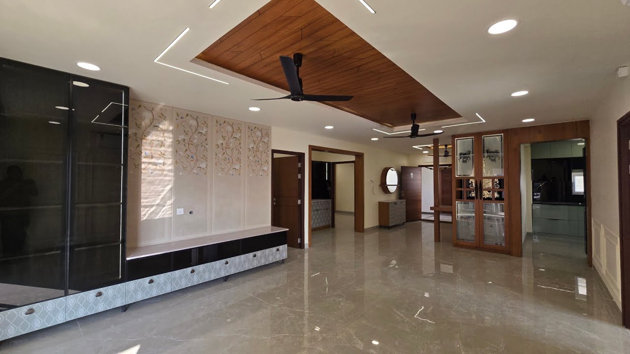 Luxury 3BHK Furnished Corner Flat for Sale in Narsingi | 2255 Sq.Ft | Gated Community