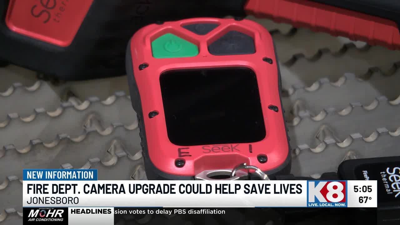Jonesboro Fire Department upgrades thermal cameras to improve victim searches in burning building...