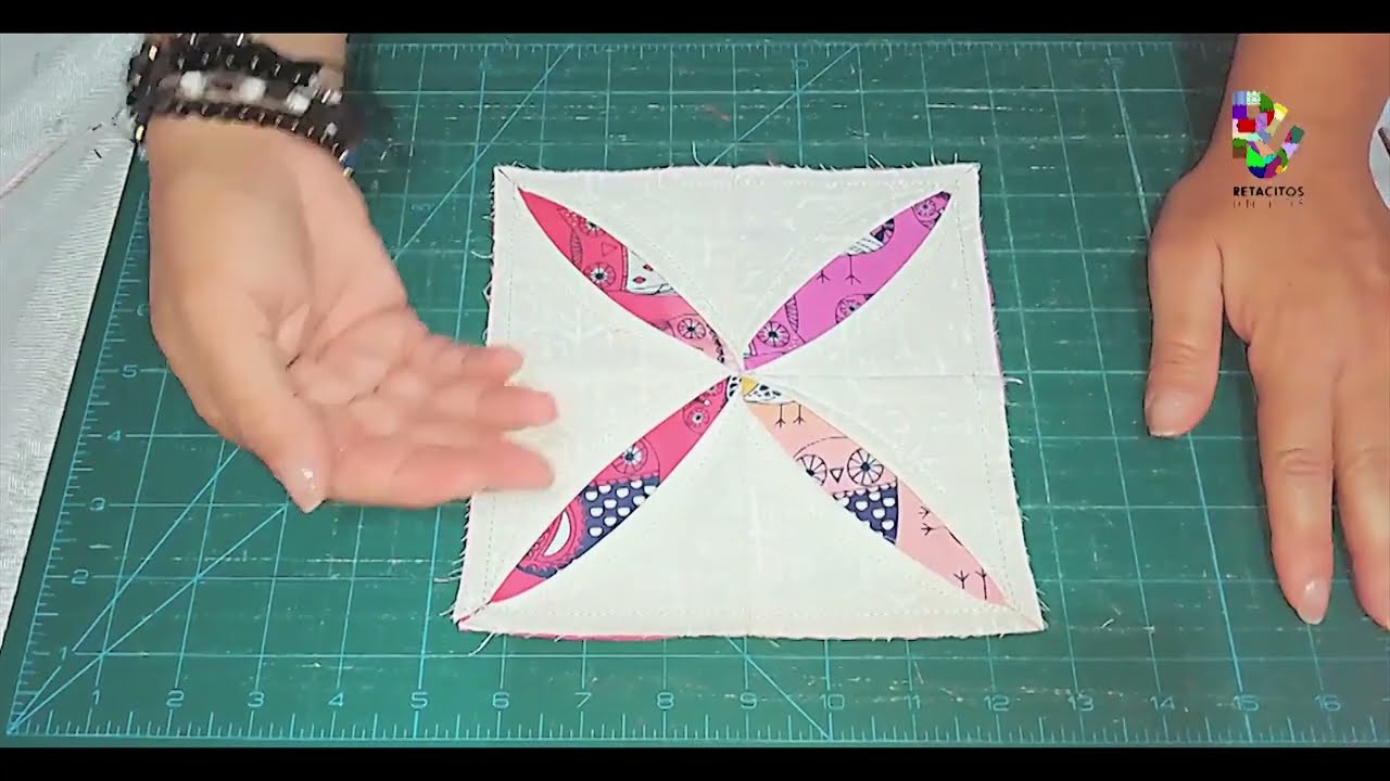 Ventana de Catedral (Cathedral Window) - Tutorial | Patchwork